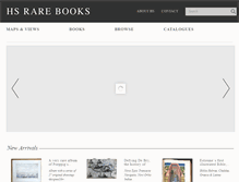 Tablet Screenshot of hsrarebooks.com
